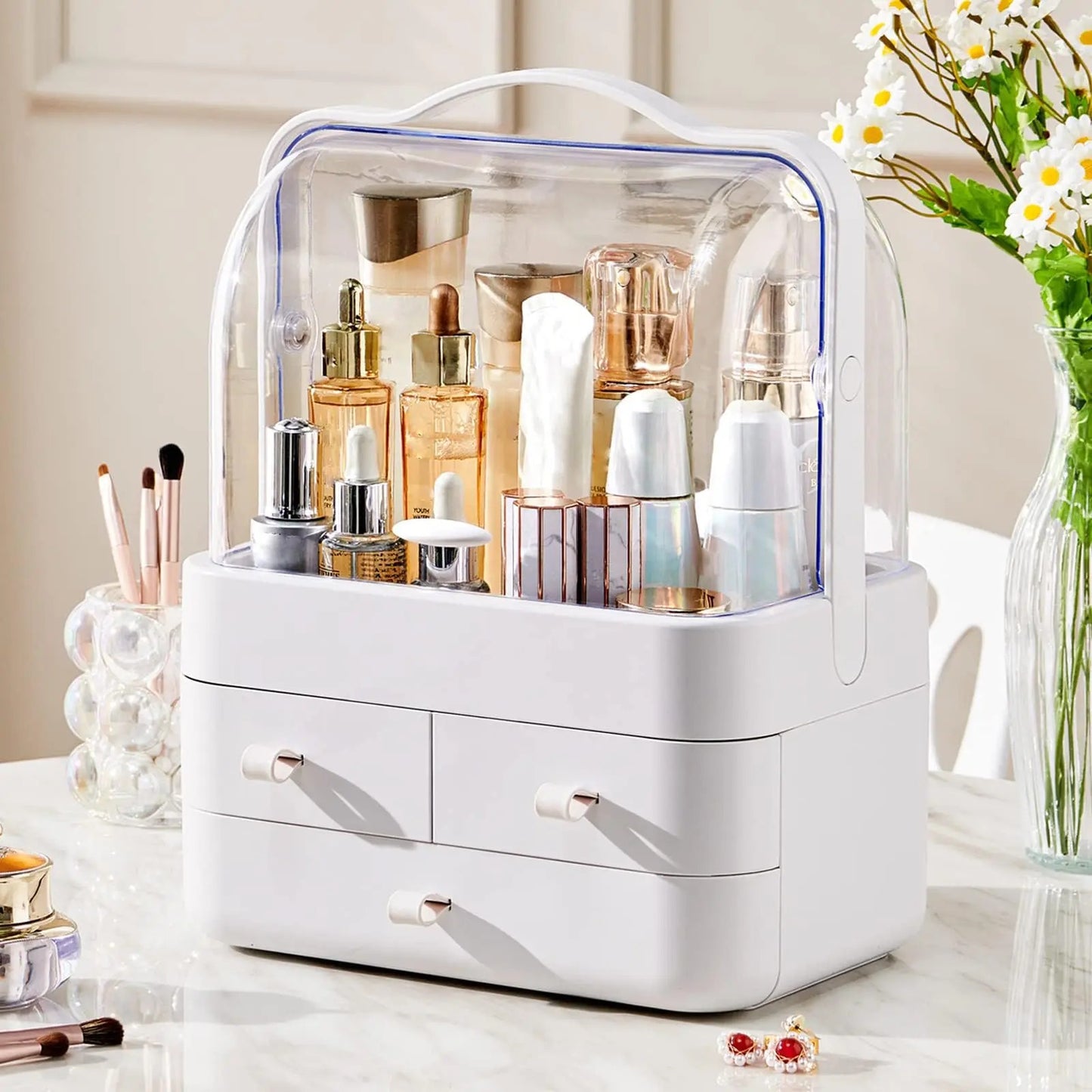 Organizador de maquillaje