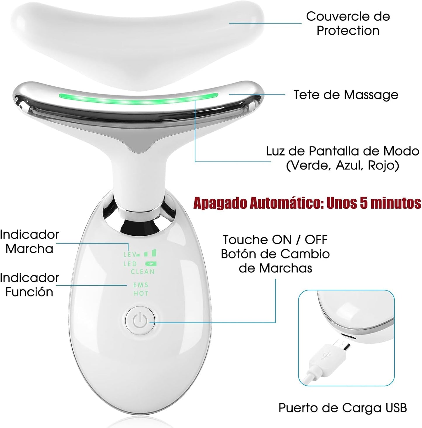 Masajeador Reductor de Papada