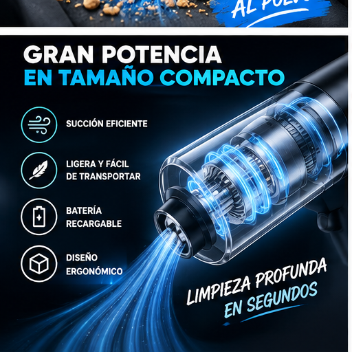 Beneficios de la Mini Aspiradora inalámbrica compacta