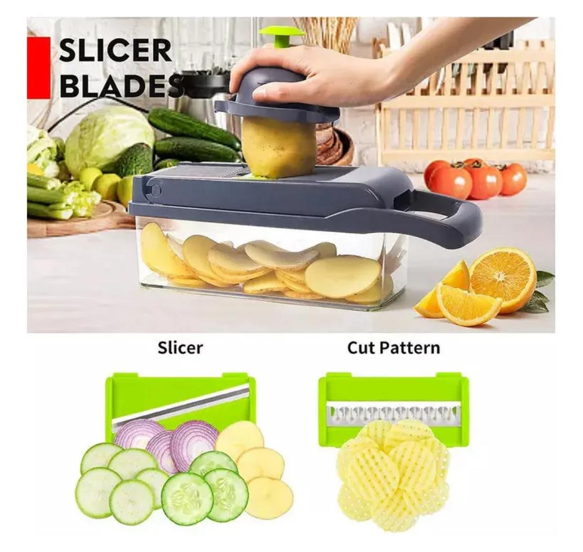 Cuchillas para rebanar del Multipicador de Vegetales 14 en 1